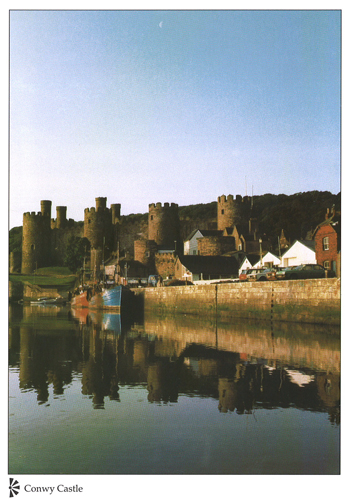 Conwy Castle postcards